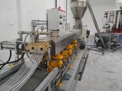 China 200-300kg/H TPE TPR Granules Making Machine | TPR Pelletizer Machine | ABB Inverter | Siemens Motor en venta