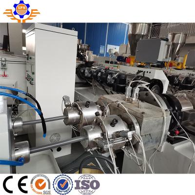 China 20-50MM PVC Pipe Production Line Plastic Pipe Extrusion Line Double Strands for sale