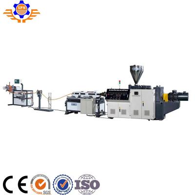 China Twin Screw XPM PP PPR PE PVC Corrugated Pipe Making Machine Production Line for sale