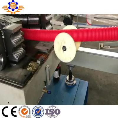China 20 To 60mm Pe Corrugated Pipe Line Pepipe Pe Single Wall Corrugated Pipe Extrusion Line for sale