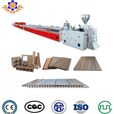 China 110Kw PE WPC Profile Extrusion Line Making Machine Plastic Wastage Wood Plastic Composite Machine for sale