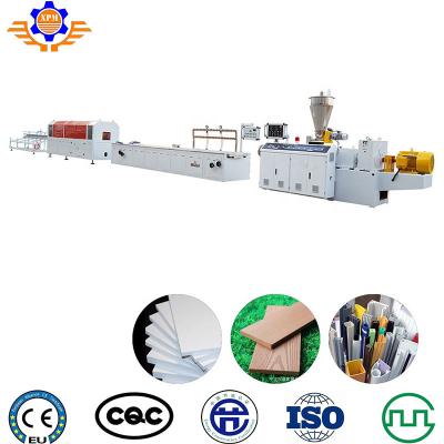 China Pvc Plastic Electric Channel Pvc Cable Trunking profile Making extrusion Machine line for sale