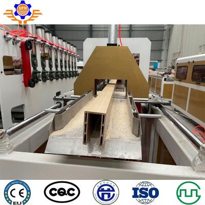 China 150Kg/H Plastic Wpc Pvc Window Profile Extrusion Line Upvc Door Frame Making Machine for sale