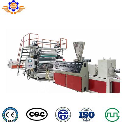 China PVC Wall Laminate Artificial Marble Production Line Stone Plastic Sheet Extrusion Machine for sale