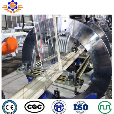 Chine chaîne de production de marbre artificielle en plastique de PVC 220V feuille de profil de pierre faisant la machine à vendre