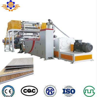 China 150g/H WPC PVC Vinyl Floor Production Line Spc Flooring Line Tile Making Machine for sale