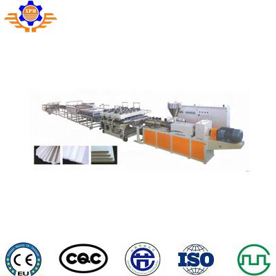 China 37Kw WPC PE PVC Board Making Machine Foam 200KW/H Wpc Board Extrusion Line for sale