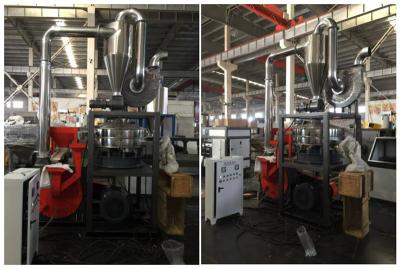 China polvo micro plástico del PVC Pulveirzer de 500kg/H 50Hz que hace el molino de pulido SUS304 de la máquina en venta