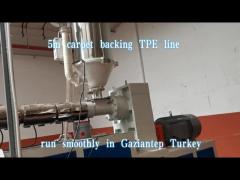 5m Carpet Backing TPR Machine With Siemens PLC Control ABB Inverter Siemens Motor