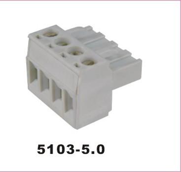 Китай Solid/Stranded Wire Type Terminal Block Connector with Contact Resistance 20mΩ продается