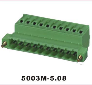 China Stranded Wire Type Terminal Block Connector with Contact Resistance 20mΩ PCB Mounting for sale