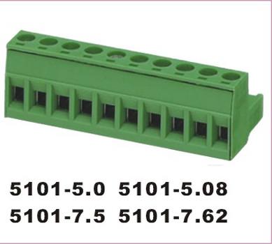 China PCB Mount Terminal Block Connector with 2000V Withstanding Voltage Stranded Wire Type en venta