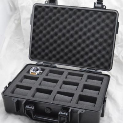 China Black Plastic Waterproof Watch Box ABS PP Alloy IP67 for sale