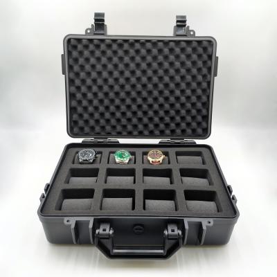 China Twelve 12pcs Waterproof Watch Box Pp Alloy Plastic for sale