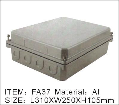 China Rectangle Shape Die Casting Enclosure Corrosion Resistant for sale
