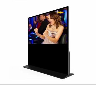 China Black 43in Floor Standing Digital Signage 43 Inch 500 Nits Outdoor Advertising for sale