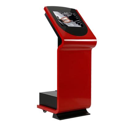 China Red 19In Post Office Kiosk 360 Nits Interactive Information Kiosk for sale