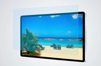 China Slanke 21,5 inch digital signage wandgemonteerde touchscreen kiosk ROHS Te koop