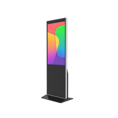 China Black Lg 49 Inch Digital Signage 500nits Touch Screen Interactive Kiosk for sale