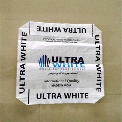 China Os sacos tecidos PP vazios do cimento de 25KG 40KG 50KG obstruem o cimento inferior da estrela do anúncio à venda