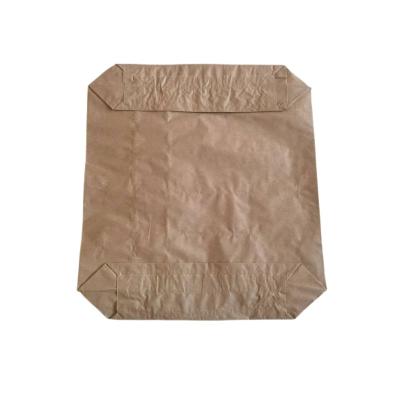China Waterproof Cement 3 Ply Paper Bags Multiwall 20kg Customized With Adhesive for sale