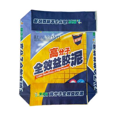 China Saco inferior tejido BOPP del cemento de los PP del bloque de la estrella del anuncio de los sacos de 25KG 40KG 50KG en venta
