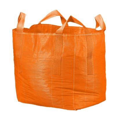 China Firewood Cement Jumbo Bags Construction 5:1 1 Ton PP Woven Fibc Bags for sale