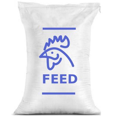 China 25kg Chicken Feed Sacks Plastic Empty Custom Printed Feed Bags for sale