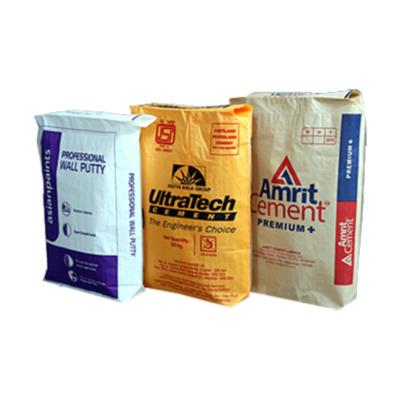 China Hot sale Woven Bag Empty Cement Bag PP Valve Bag 25 KG 40 KG 50 KG  Cement Sack for sale