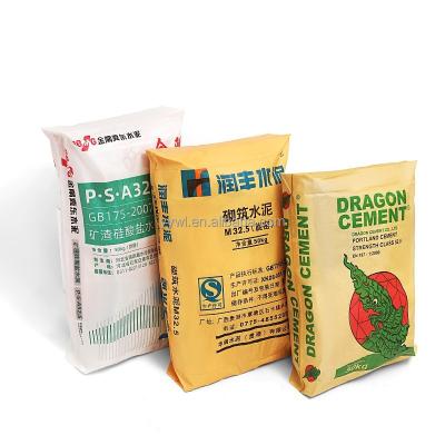 China Preis für billige Kunststoffe 25kg 50kg umweltfreundliche gewebte leere Tasche von Zement Kunststoff Zement Tasche zu verkaufen