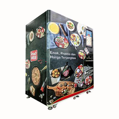 China 380kg High-Capacity Bento Vending Machine with Built in Microwave for sale