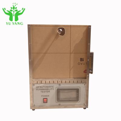 China Fabric Textile 45 Degree Flammability Tester Stainless Steel for sale