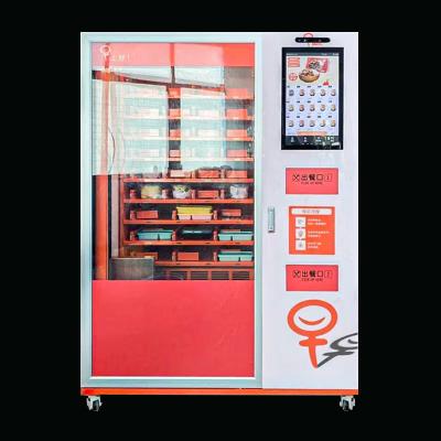 China Máquina de venda automática para alimentos e a máquina de venda automática quente do cereal do alimento do cacifo das bebidas à venda