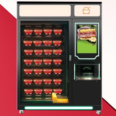 China Fully Automatic Pizza Vending Machine Can Provide Heating Hot Food Automatic Industrial Machine for sale