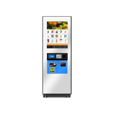 China Proveedor de máquina expendedora de control remoto de refrigerador de máquina expendedora de bocadillos y bebidas de vendedor caliente en venta