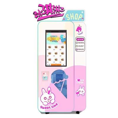 China Automatic vending machine commercial  ice cream vending with coin Vending Machine for sale