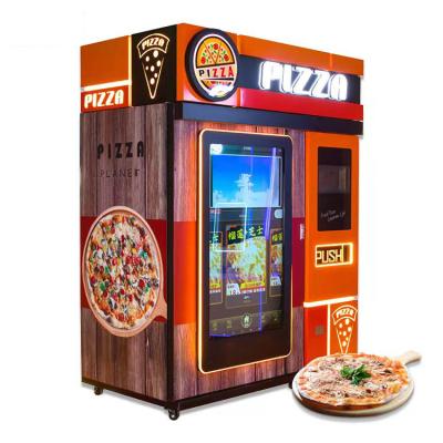 China 24 Hour Self Service Snack Vending Machine With Card Reader For Food Pizza for sale