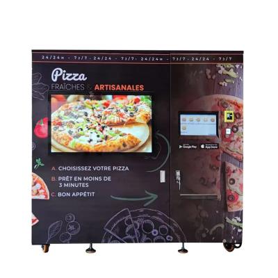 China Máquinas expendedoras elegantes completamente automáticas de la pizza de las máquinas expendedoras de la pizza que cocinan la comida caliente en venta
