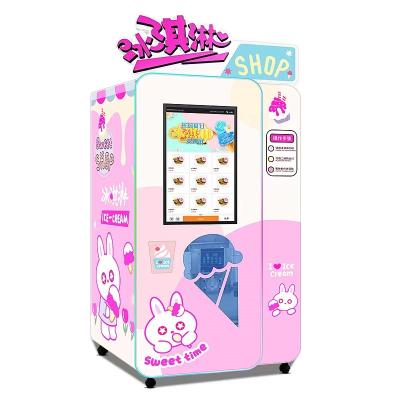 中国 凍結する蛋白質のための卸し売り工場供給のアイス クリームの自動販売機の自動自己のサーブ 販売のため