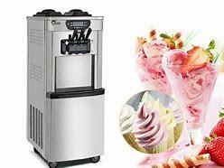 China Handelstisch Top drei Geschmacksrichtungen mit Luftpumpe Edelstahl Soft Serve Eismaschine zum Verkauf zu verkaufen