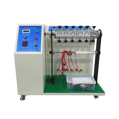China 10-60 Times/Min Cable Flex Tester , 6 Station Cable Bending Testing Machine for sale