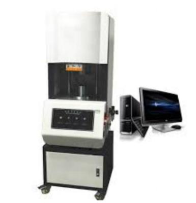 China OEM ISO6502 Rubber Testing Equipment , Rotorless Moving Die Rheometer for sale