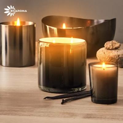 China Upscale Home Aroma Scented Candle Fragrance Aromatherapy Round for sale