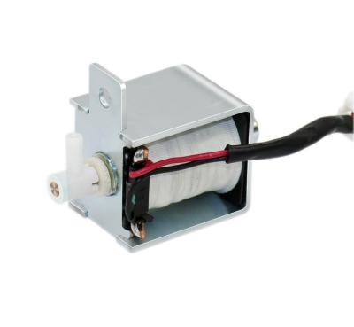 China 10mm Stroke DC Electromagnet Push Pull Open Frame Solenoid for sale