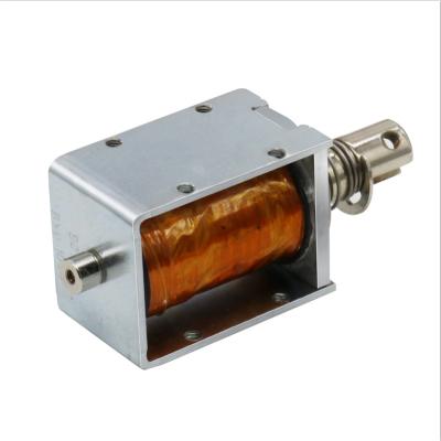 China AC 110V Push Pull Tubular Magnetic Solenoid For Cabinet Lock for sale
