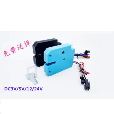 China DC 3V 5V 12V 24V Titanium Wire Lattice Cabinet Electromagnetic Lock for sale