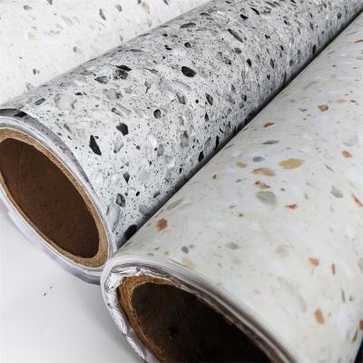 China Quarz-Design selbstklebende PVC-Folien für Küchenarbeitsplatte erneuert zu verkaufen
