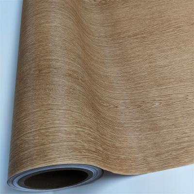 China Wood Textured Semi Rigid PVC Interior Film For Mdf Membrane Furniture for sale