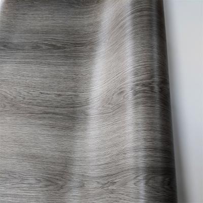 China Versatile Rigid Wood Grain PVC Membrane Foil Sheet For Hot Pressing for sale