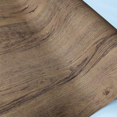 China Textured Wood Grain Effective Lamination PVC Film Roll For Furniture Decoration for sale